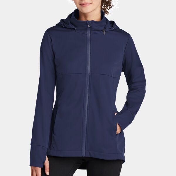 Women's Hooded Soft Shell Jacket Thumbnail