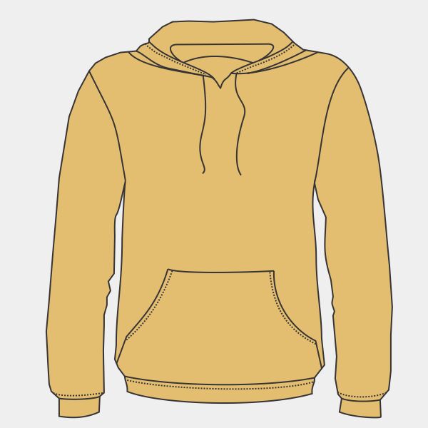 Unisex Tie-Dyed Cloud Inside-Out Fleece Hooded Sweatshirt Thumbnail