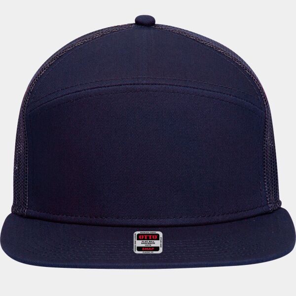 OTTO CAP® "OTTO SNAP" 7 Panel Pro Style Mesh Back Trucker Snapback Hat Thumbnail