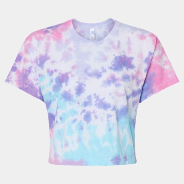 Women's Tie-Dyed Crop T-Shirt Thumbnail