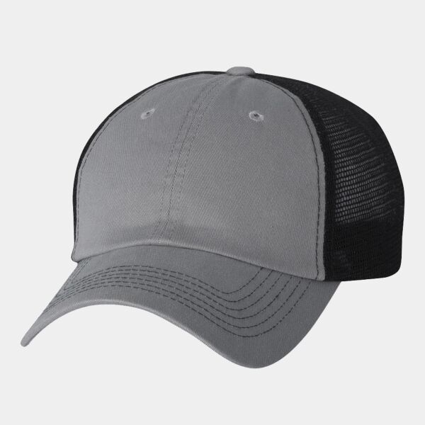 Contrast-Stitch Mesh-Back Cap Thumbnail