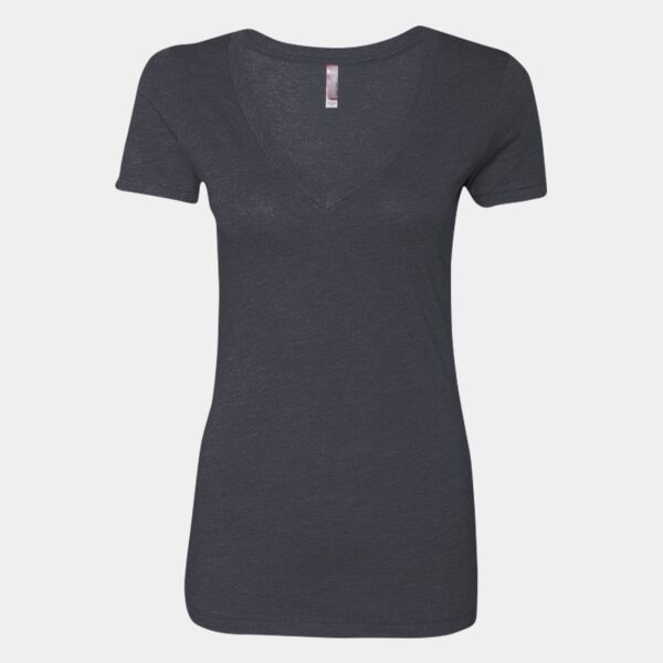 Women’s Triblend Deep V-Neck T-Shirt Thumbnail