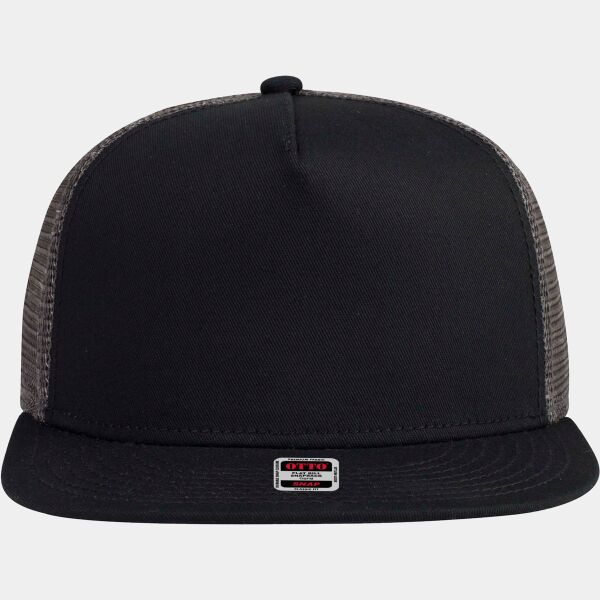 OTTO CAP® "OTTO SNAP" 5 Panel Pro Style Mesh Back Trucker Snapback Hat Thumbnail