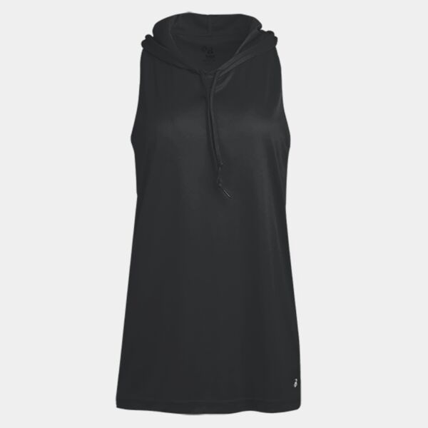 Women's B-Core Racerback Hooded Tank Top Thumbnail