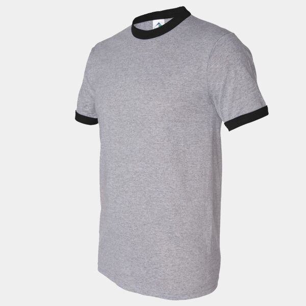Unisex 50/50 Ringer T-Shirt Thumbnail
